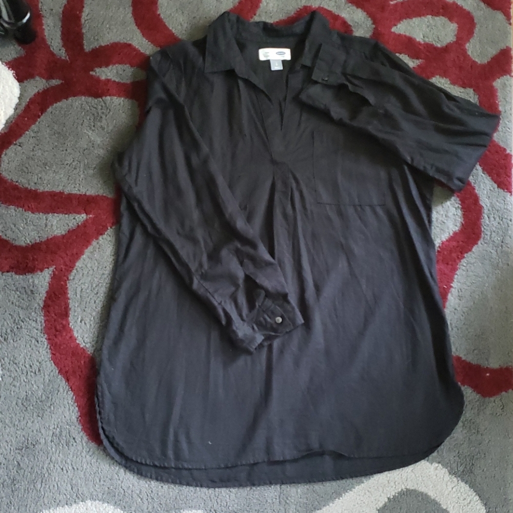 Tunic length blouse